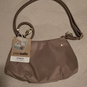 Pacsafe Citysafe CX Women's Blush Tan Shoulder Bag